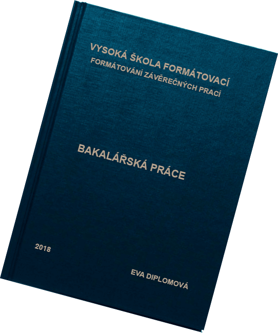 Desky bakalářské práce Desky bakalářské práce